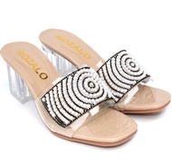 Giày cao gót trong 5P đính đá Rozaloo ( 5 cm )