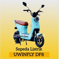 SEPEDA LISTRIK DF8 uwinfly - Putih