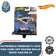 Hot Wheels Visalux Cash App Racing Bulls Isack Hadjar 6 Premium F1 2025 Hotwheels