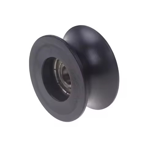 1Pcs BU0840 U Type U-Groove Pulley Roller Guide Wheel Pulley Wheel Poleas Para Cuerdas Plastic Coate