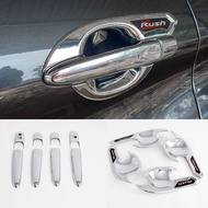 TOYOTA RUSH 2019 - 2021 Car Door Handle Door Bowl Cover Chrome Design