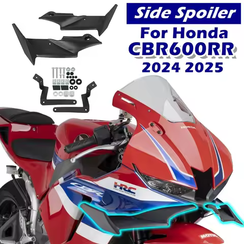 CBR600RR Motorcycle Front Fairing Winglet Air Spoiler For HONDA CBR600 RR CBR600RR CBR 600 RR 2024 2