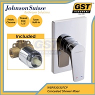 Johnson Suisse Misano Concealed Shower Mixer Bathroom Mixer Johnson Suisse Mixer Bathroom Accesories