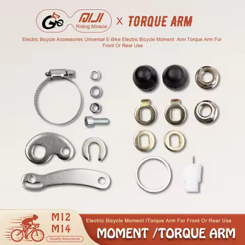 ebike accessories M12 M14 M16 Torque Arm Electric Bike Moment Arm Universal Torque Front Rear Ebike 