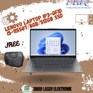 LAPTOP LENOVO IDEAPAD3 GFID I5-1155G7/RAM 8GB/SSD 512GB BERGARANSI