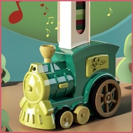 Kids Domino Train Set Domino Blocks Set Fun and Colorful Domino Rally Train Building for Stacking Do