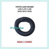 REAR COIL SPRING RUBBER. LOWER / TOYOTA LAND-CRUISER LJ70 LJ77 LJ79 RJ70 RJ77 RJ79