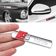 Audi Audi Sline Fender Car Logo B8 B8.5 B9 A3 Q3 Q7 Q2 Q5 A6 A4 Side Logo Car Sticker Rear Logo