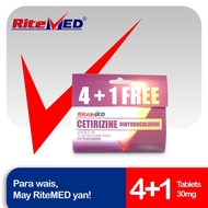 RiteMED Cetirizine 4+1 10mg Tablets (Allergy Relief)