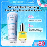 【2PCS】REPROBLOW Soothing Facial Essential Oil 15ml Gentle Daily Cleanser 100g Redness Dry Skin Repai