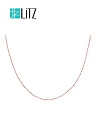 LITZ 18K Rose Gold  Chain  OM-AND5356D (1.84g+/-)