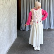 WAREHOUSE SALE Cana Skirt - Linen Ruffled Skirt