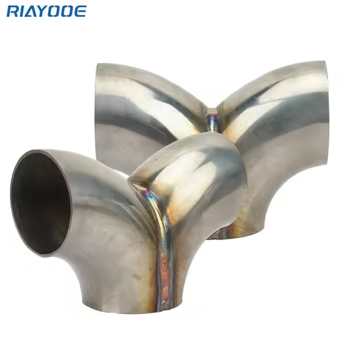 2/2.25/2.5/3.0inch Exhaust Y Shape Connector Joint Pipe Tube Stainless Steel 51/57/70/76mm Exhuast A