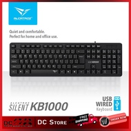 Alcatroz Keyboard Silent KB1000 - USB Wired Keyboard -