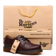 Large size：47   Dr. Martens Martens Martens Leather Cargo Shoes Men's Business Leather Shoes Formal Wear Shoes Office Covered Boots Genuine Leather Couples Low-Cut Martin Boots For