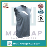 ⊕ ∏ ▣ ANTA sleeveless jersey / baju warm up training kit / gym / jogging shirt / volleyball / baske