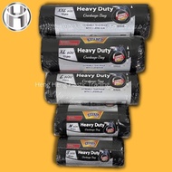 GUSTO HEAVY DUTY GARBAGE BAG plastik sampah tahan dan liat quality bagus tebal KITCHEN USE ECO