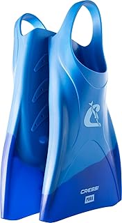 CRESSI XCA602038 Snorkeling, Swimming Fins, Training Use, Silicone, Open Heel, Short Fins, Easy to P