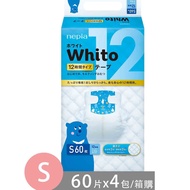 王子 Nepia - Whito超薄長效紙尿褲-黏貼型 (S號[4~8kg])-60片x4包/箱