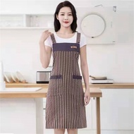 B.LIVEM Kitchen Apron Large Pocket Waterproof Oilproof Apron With Front Pocket Chef Cooking Apron