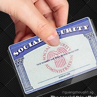 6 Pack Social Security Card Protector Sleeves/New Medicare Card Protector Sleeve/Credit Card Holder,