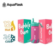 AQUAFLASK KIDS Collection (14oz) Wide mouth Vacuum Insulated Stainless Steel Drinking Water Bottle