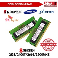 Sk Hynix /Samsung/Kingston/ Micron 8GB DDR4 Laptop / Notebook SODIMM RAM