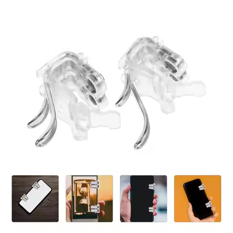 1Pair Mobile Phone Shooting Game Controller Trigger Portable Lightweight Game Handle Phone Trigger G