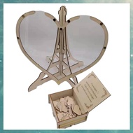 Wedding Guest Book Alternative Wedding Decor 3D Engraved Guestbook Guest Drop Box Welcome Card Weddi