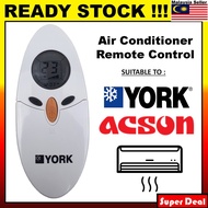 YORKACSON Air Cond Aircon Aircond Air Conditioner Remote Control Replacement (YK-05)