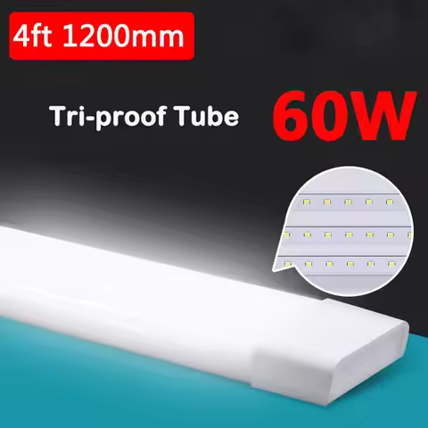 120CM 4FT LED Tube Light 220V Kitchen Lamp T5 Led Tube Bulb Wall Lamp 1200mm 40W 60W Fluorescent Bar