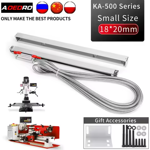 K5 Slim Linear Scale ABZ 5micron DRO Encoder 70 120 170 220 270 320 370 420mm Slim Optical Grating R