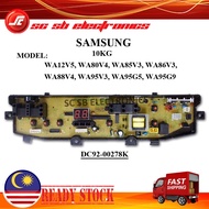 WA12V5 WA80V4 WA85V3 WA86V3 WA88V4 WA95V3 WA95G5 WA95G9 SAMSUNG 10KG WASHING MACHINE PCB BOARD DC92-