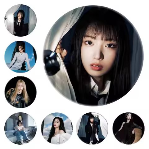 KPOP NMIXX Album BREAK Concept Preview Badge DASH Mirror Keychain Pendant Accessory LILY HaeWon Sull