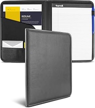 Samsill 70810 Professional Padfolio-Writing Pad, Black, 8.5 x 11