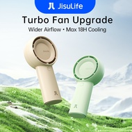 JisuLife Handheld Fan 5 Plus Kipas 5 Wind speeds Portable Handheld and Desk Turbo Fan Upgrade