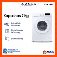 SAMSUNG MESIN CUCI FRONT LOADING WW70T3020WW Kapasitas 7 Kg