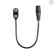 9V Battery Clip Converter Snap Connector 2.1mm * 5.5mm Female Plug for Guitar Effect One Spot Power 