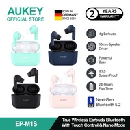 AUKEY TWS Bluetooth True Wireless Earphone IPX5 4G Earbuds EP-M1S