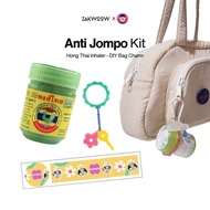 Zakwoowstyle Anti Jompo Kit Bag Charm | Hong Thai Deco Sticker | Hong Thai Inhaler DIY | Ganci Akril