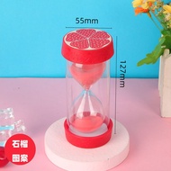 Fruit hourglass 5/30/60 minute childrens timer anti fall student learning birthday gift tabletop dec