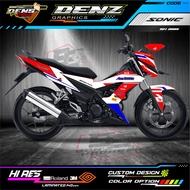 Decal Seticker SONIC 150 NEW COSTOME MD002