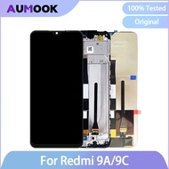 Aumook ต้นฉบับ6.53นิ้วสำหรับ Xiaomi Redmi 9A/9C สัมผัสหน้าจอ LCD หน้าจอดิจิตอล M2006C3LG อะไหล่ทดแทน