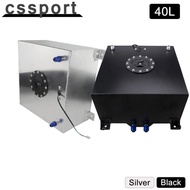 Universal 40L Aluminium Fuel Surge Tank With Cap Fuel Cell 40L With Sensor Foam Inside OC-1018A-40