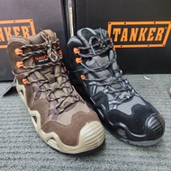 Tanker Tec TKT 702 MID CUT LACE SPORT SAFETY SHOES Brown Black