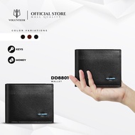 【Christmas Gift】VOLUNTEER BAGS Men's PU Leather Bifold Card holder Short Wallet For Men DB8801