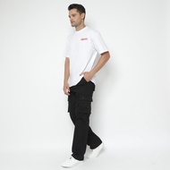 Hammerstout - Combat Loose Black Celana Cargo - Celana Pria