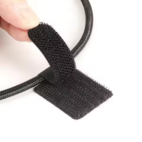 10Pcs 28*90mm 3M Self-adhesive Fixing Seat Wire Cable Binding Belt Hook and Loop Tape Wire Organizer