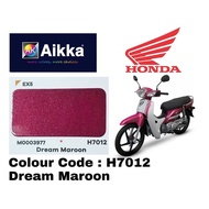 AIKKA H7012 DREAM MAROON HONDA EX5 AUTOMOTIVE 2K MOTORCYCLE PAINT
