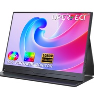 UPERFECT【ส่งจากประเทศไทย】 Portable Monitor 15.6 Inch   FHD dual  IPS HDR  Screen Gaming  computer Monitors  1080P Display with HDMI Type C  include Smart Case  for Laptop PC MAC Phone PS4/3 Xbox Switc